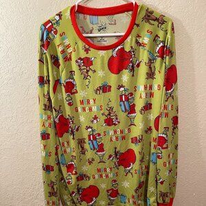 NWOT The Grinch Pajama Set (Top and Bottom)